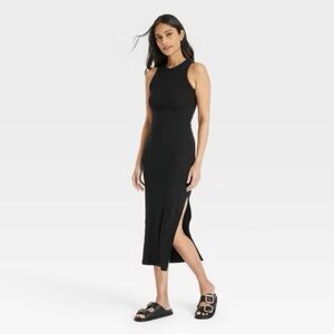 Universal Thread Rib Knit Maxi Bodycon Dress